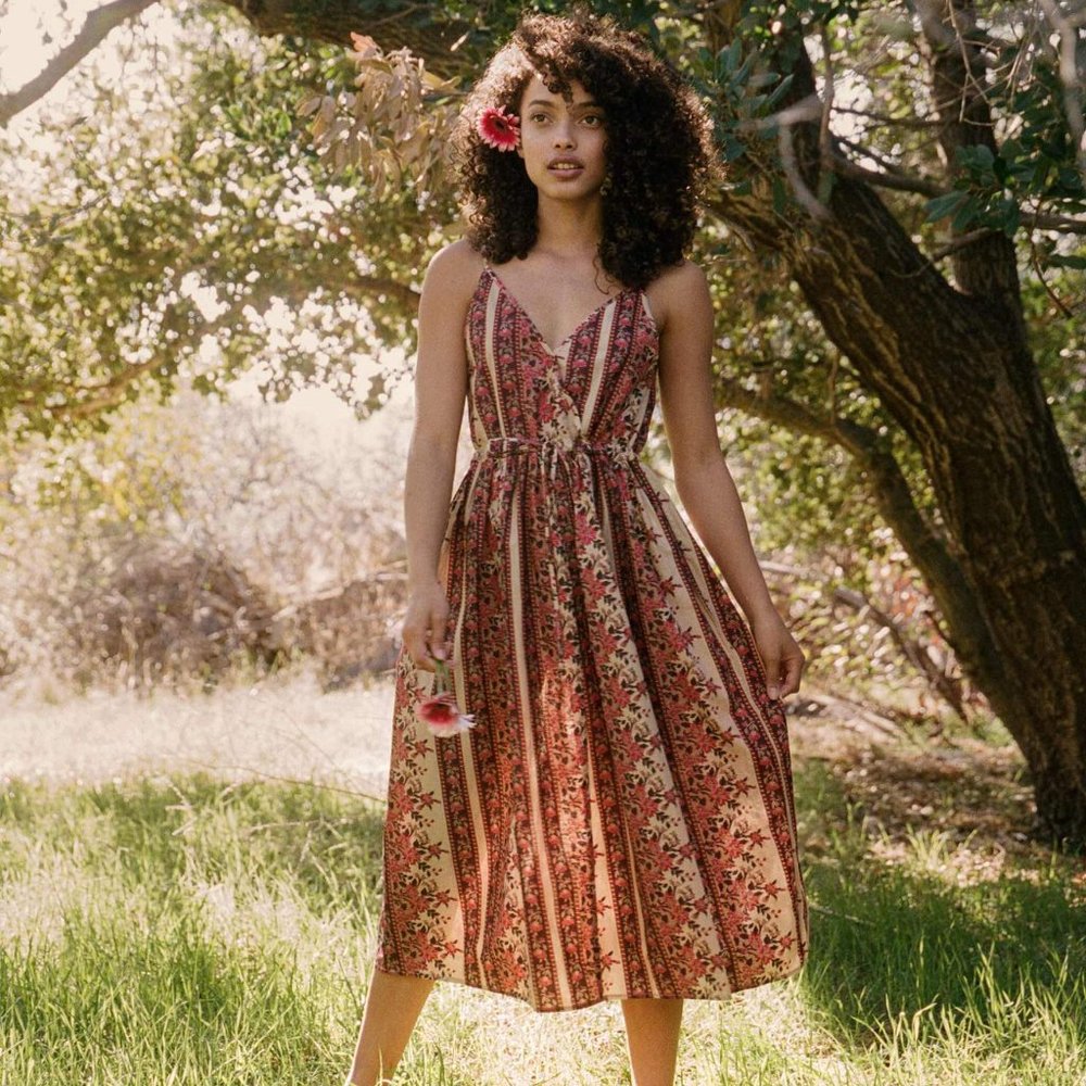 NWT Christy Dawn Lincoln Dress Petites in Blooming Garden Floral P-L $198